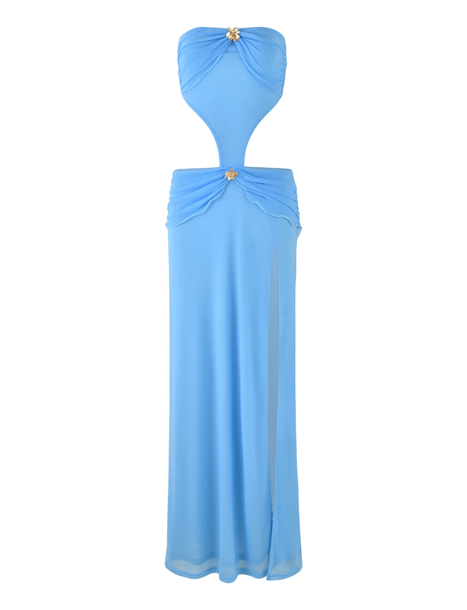 KYNLEE DRESS - BLUE : SKY BLUE - Image 10