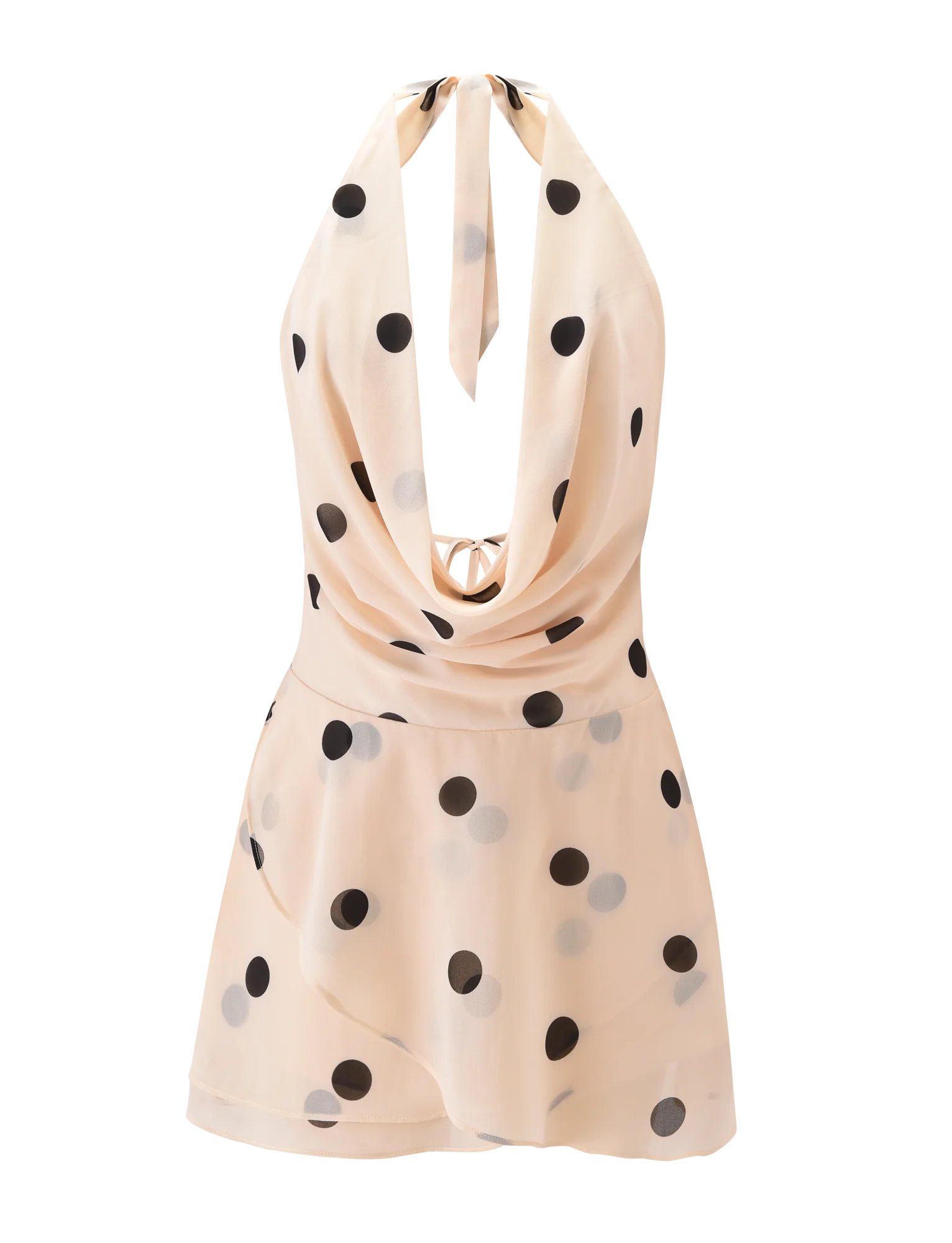 LATHAN MINI DRESS - CREAM - Image 6