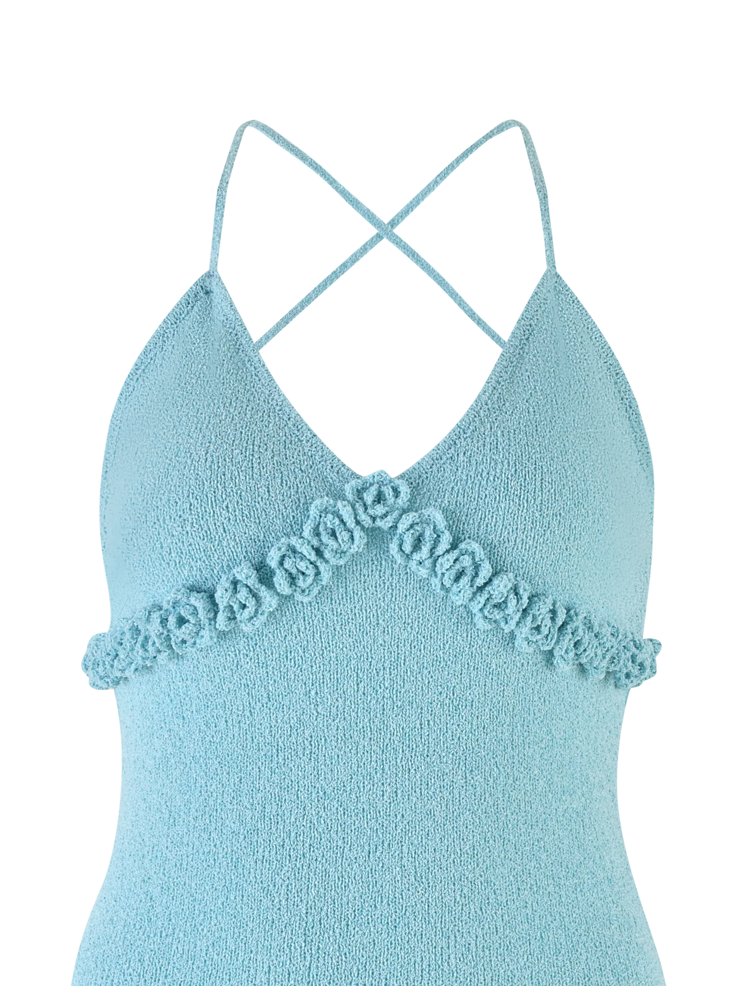 LAVELLE MINI DRESS - BLUE - Image 10
