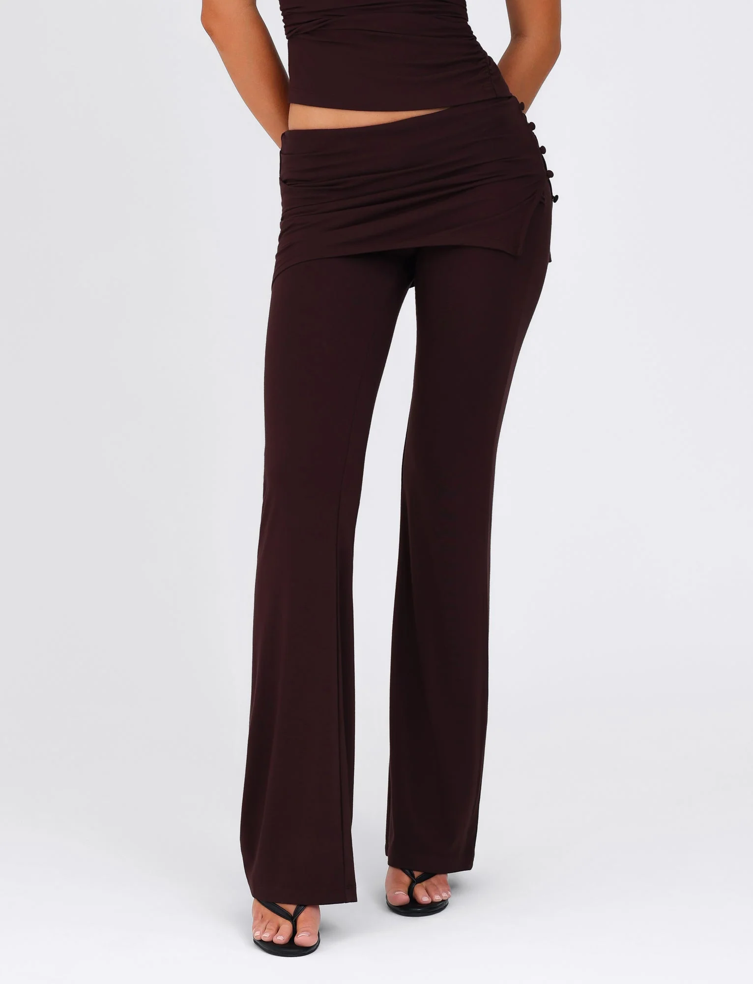LEILANI PANT - BROWN : CHOCOLATE - Image 3