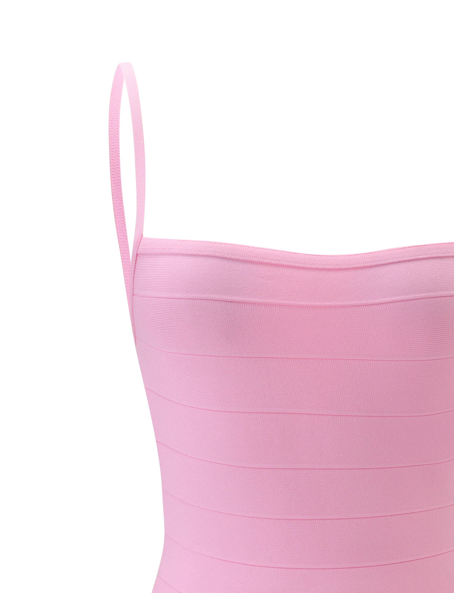 MIDORI BANDAGE DRESS - BABY PINK - Image 8