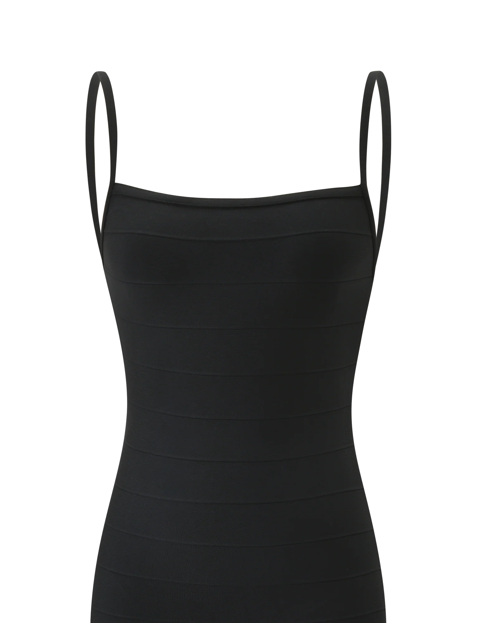 MIDORI MIDI BANDAGE DRESS - BLACK - Image 9