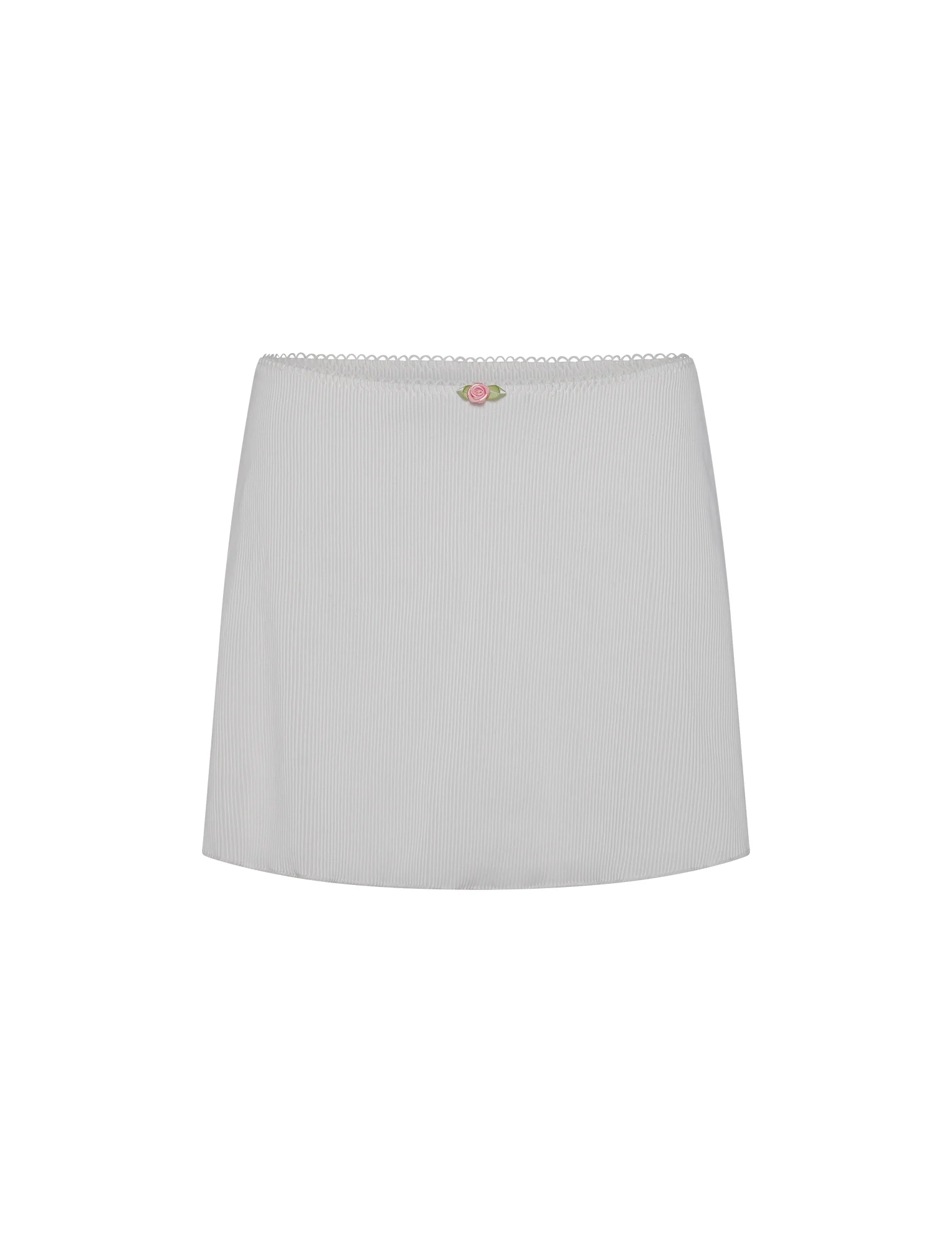 MILANA SWIM SKIRT - WHITE - Image 6
