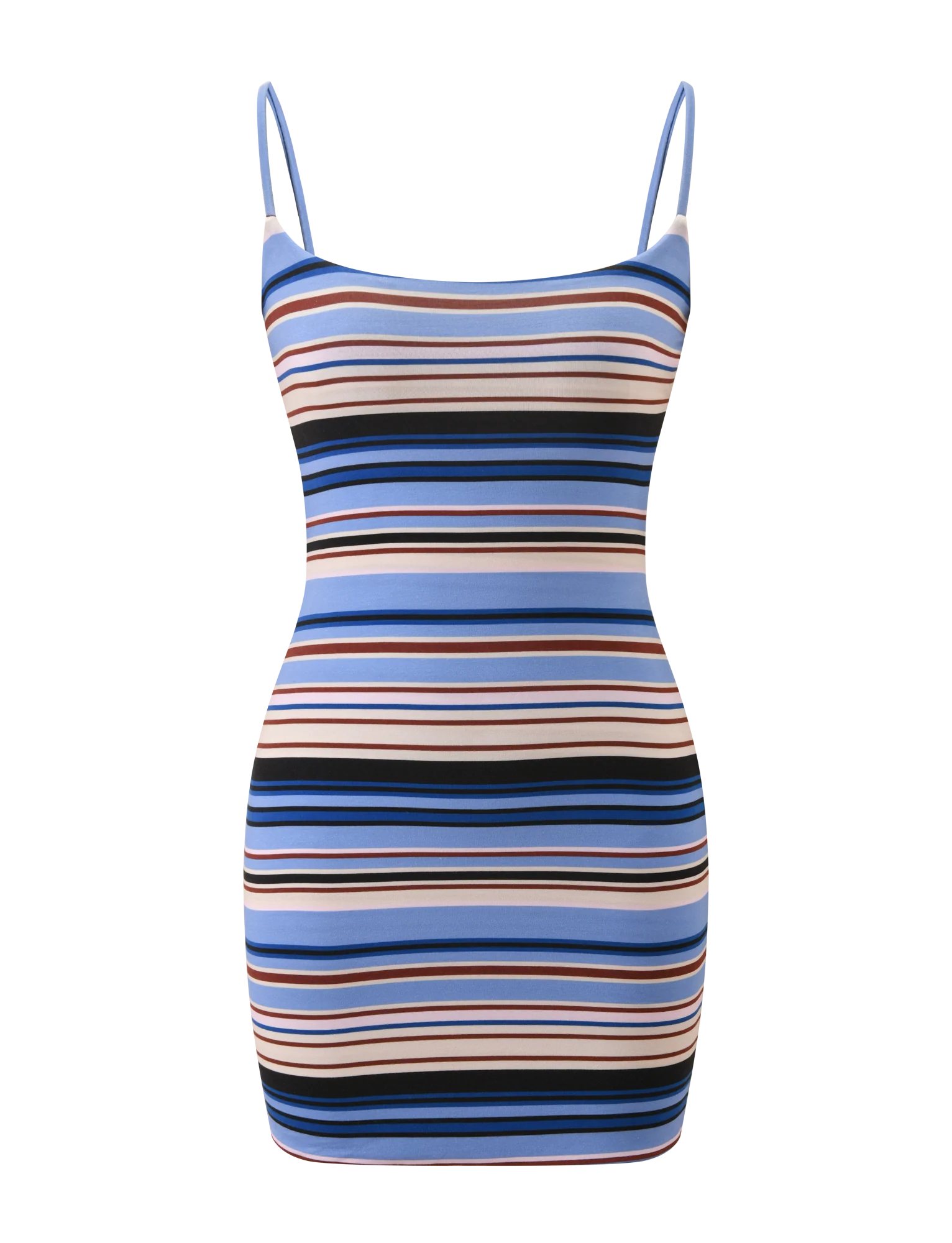 MINERVA MINI DRESS - BLUE STRIPE - Image 5