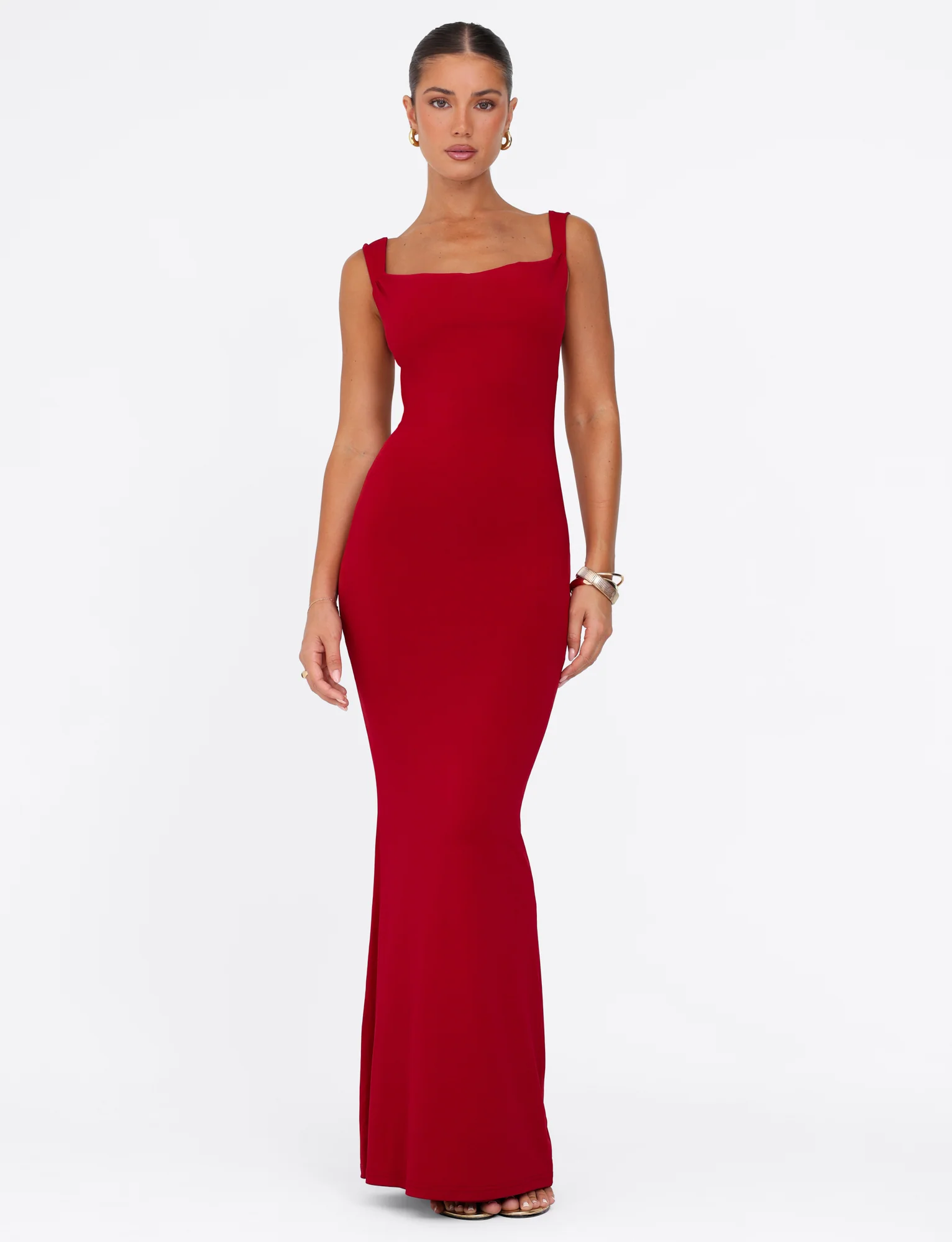 MORANA MAXI DRESS - RED - Image 2