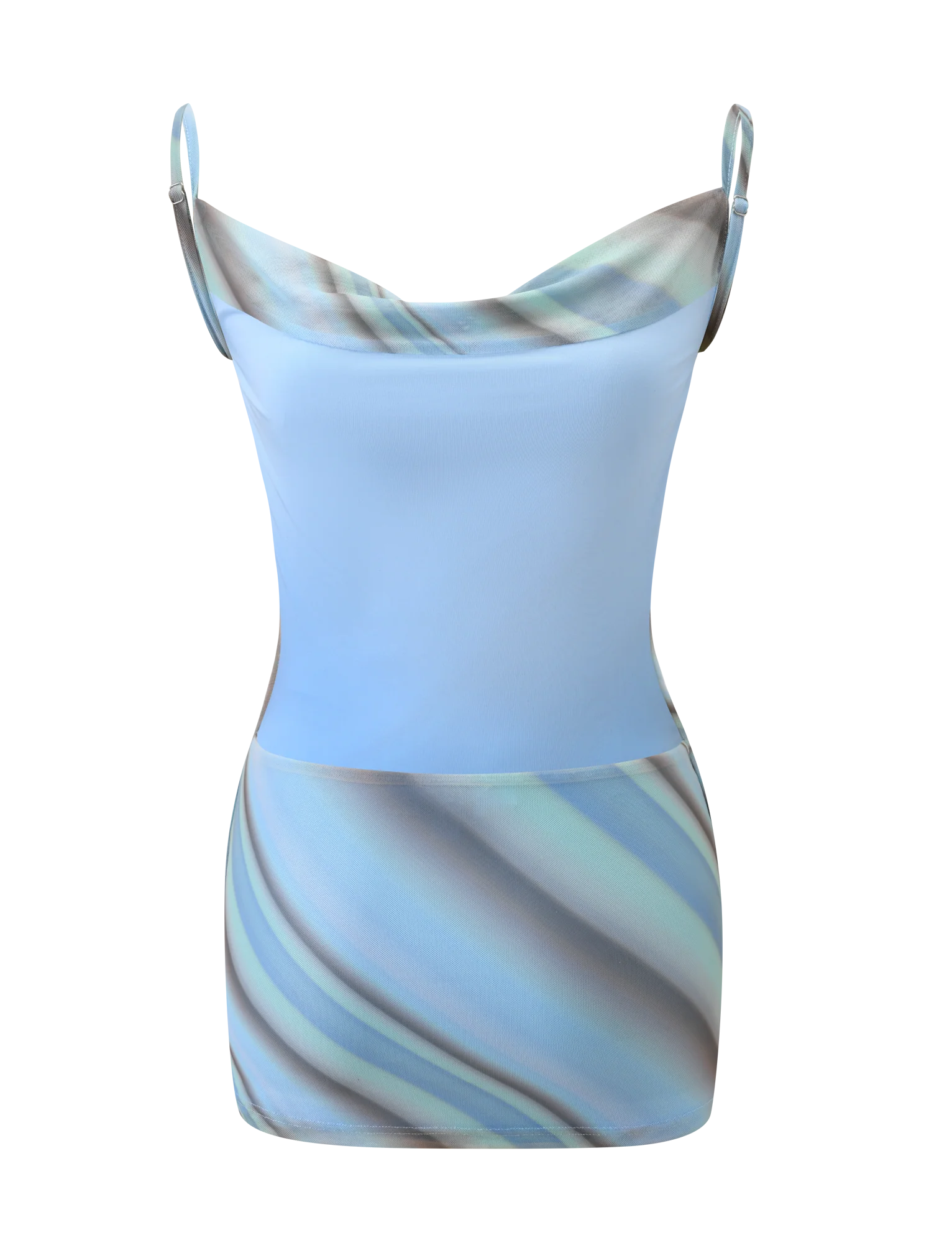 MORANA MESH MINI DRESS - MULTISTRIPE - Image 8