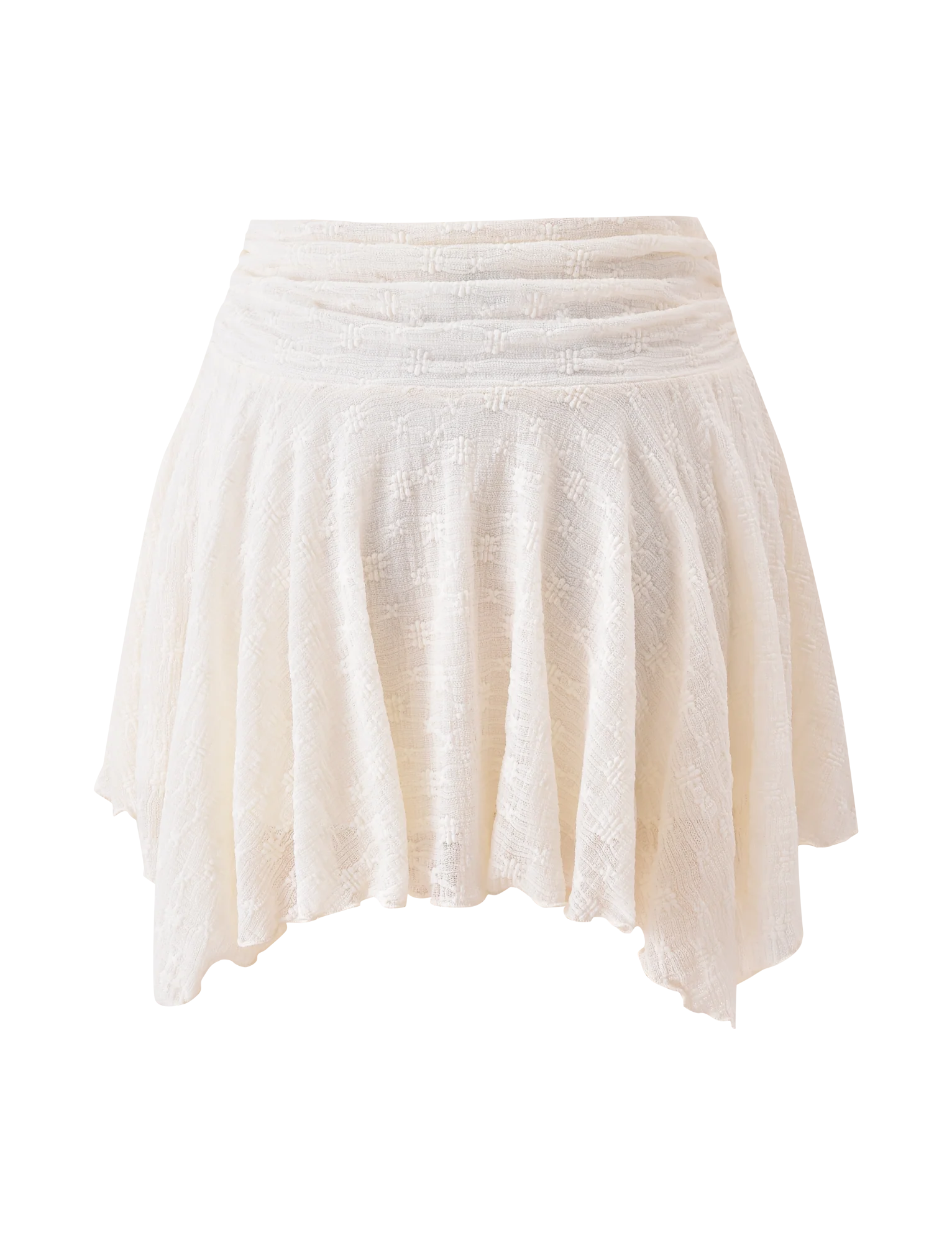 MYLAH MINI SKIRT - IVORY - Image 8