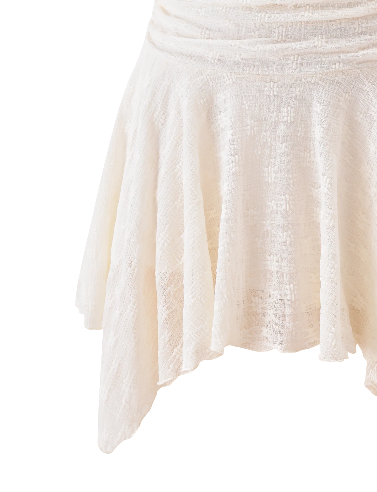 MYLAH MINI SKIRT - IVORY - Image 9