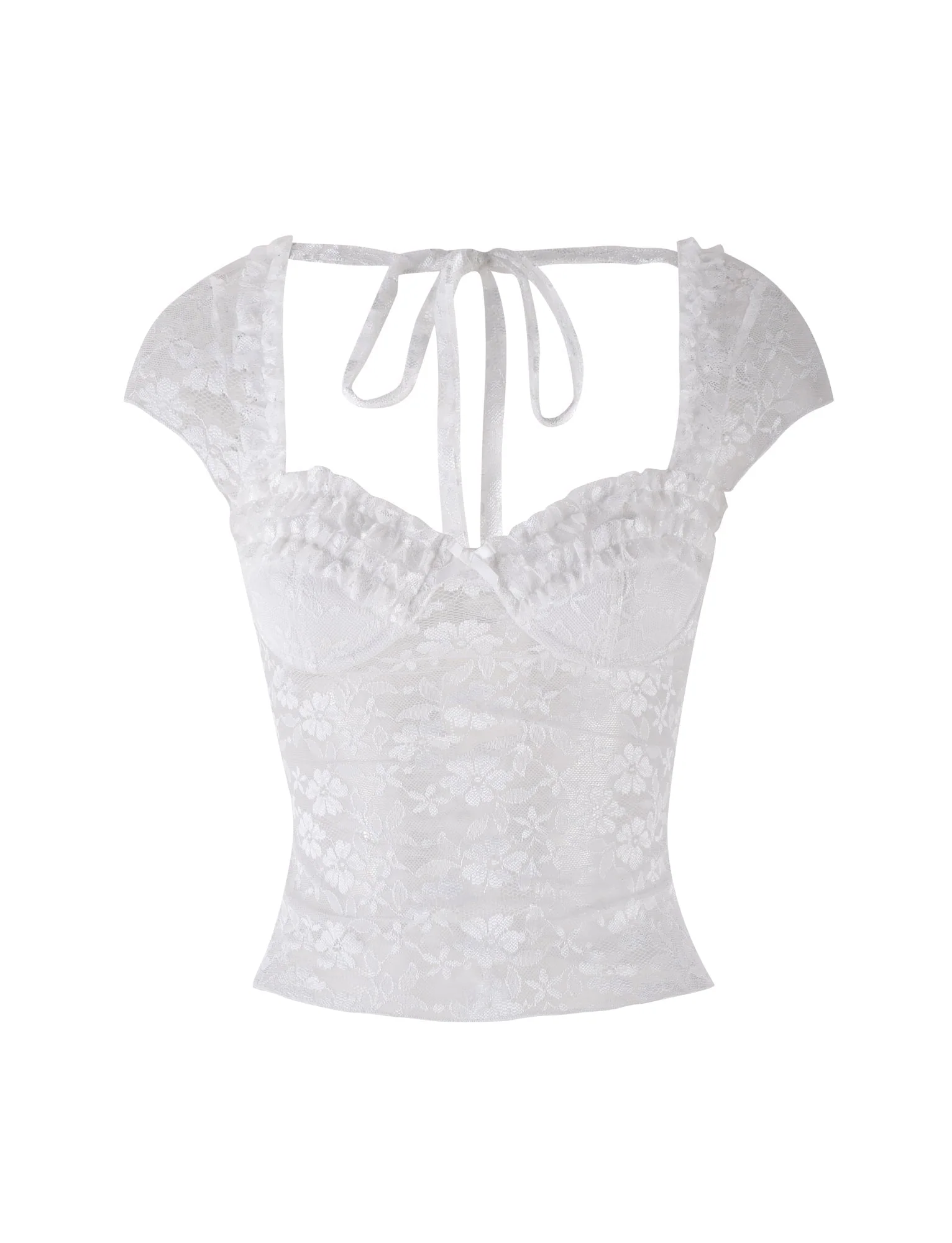 NYRA TOP - WHITE - Image 7