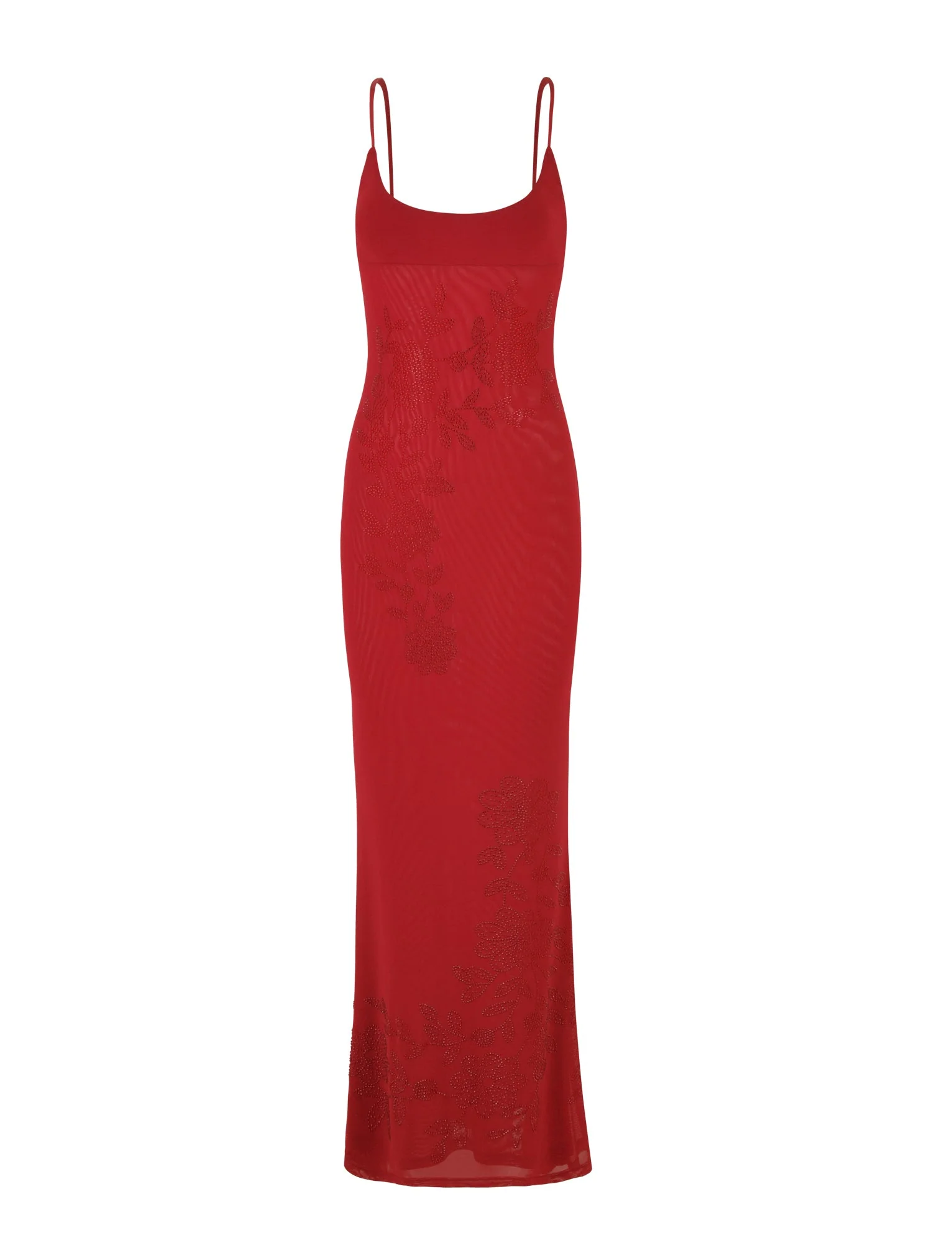 OCTAVIA MAXI DRESS - RED : CHERRY RED - Image 7