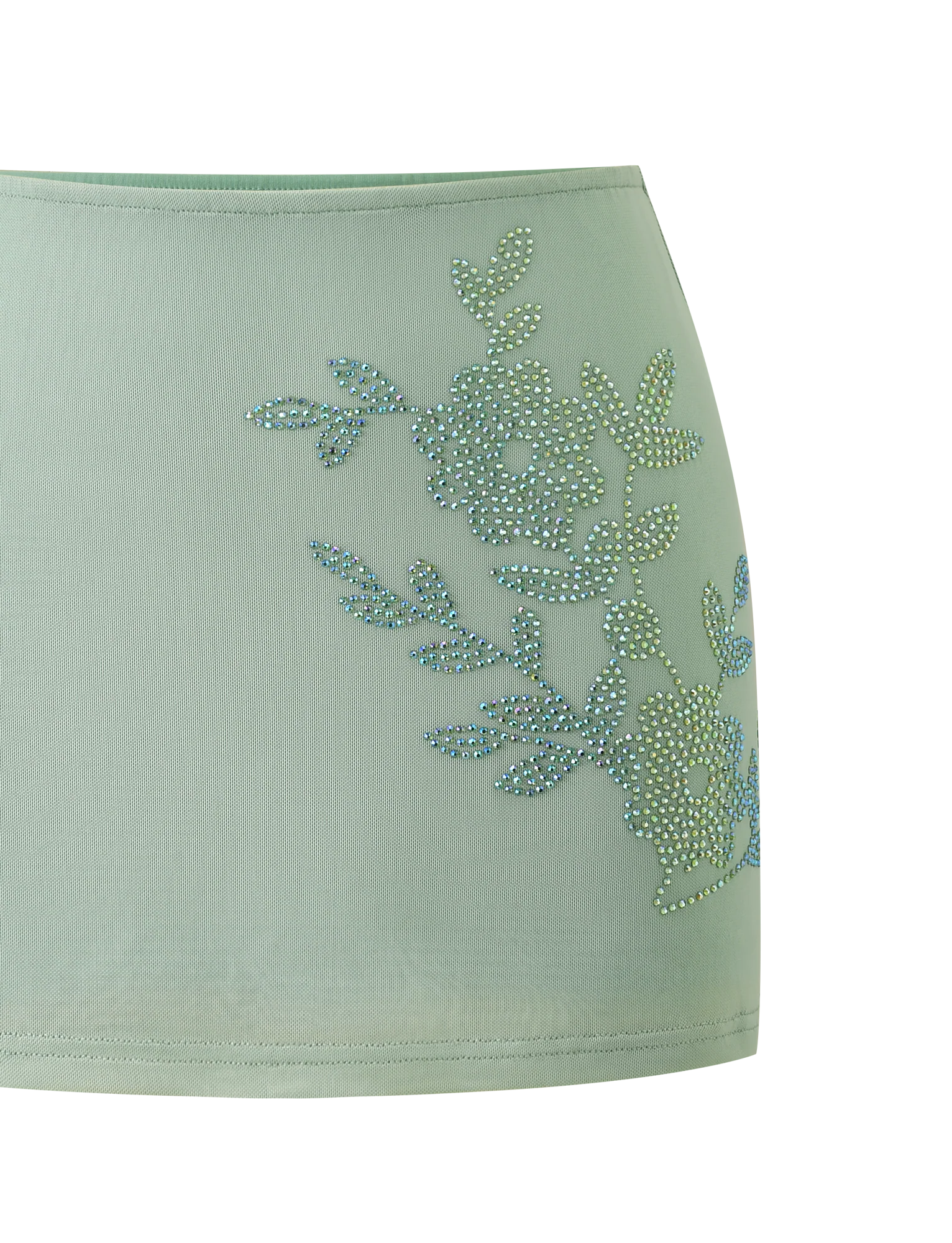 OCTAVIA MINI SKIRT - PISTACHIO - Image 9