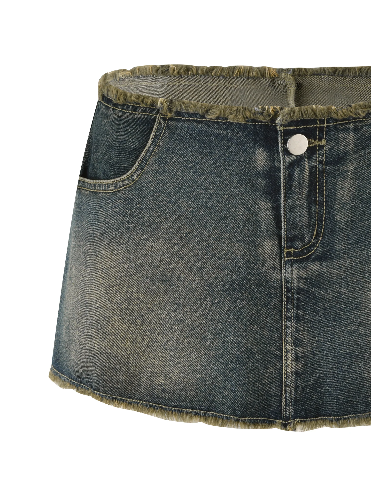 OPHELIE MINI SKORT - BLUE : DENIM BLUE - Image 10