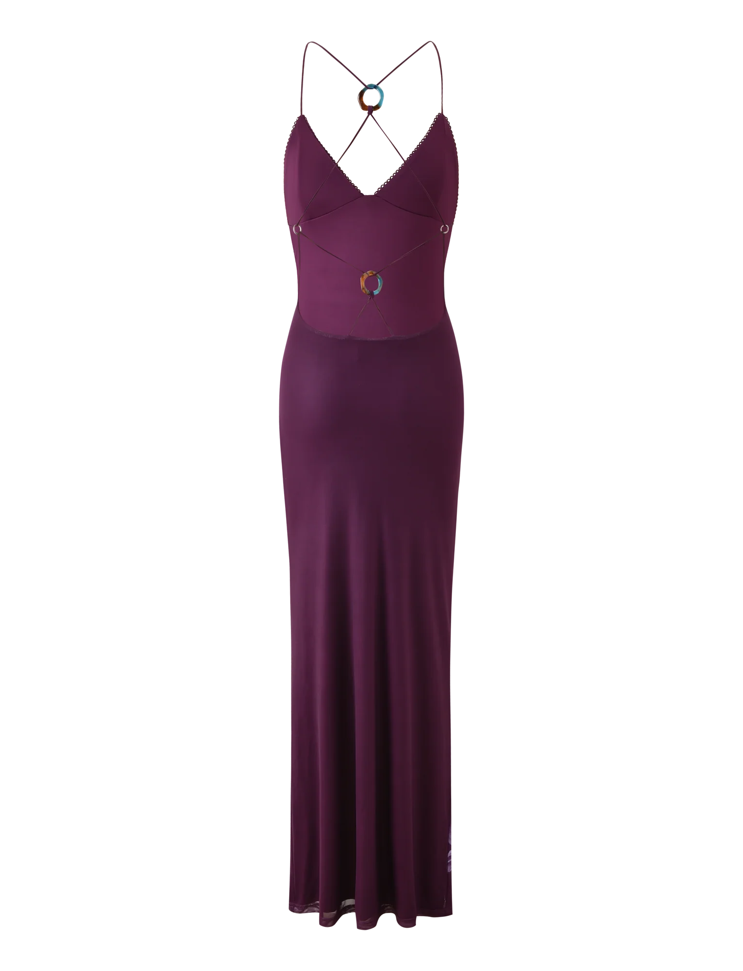 ORIELLE MAXI DRESS - PLUM ORCHID - Image 7
