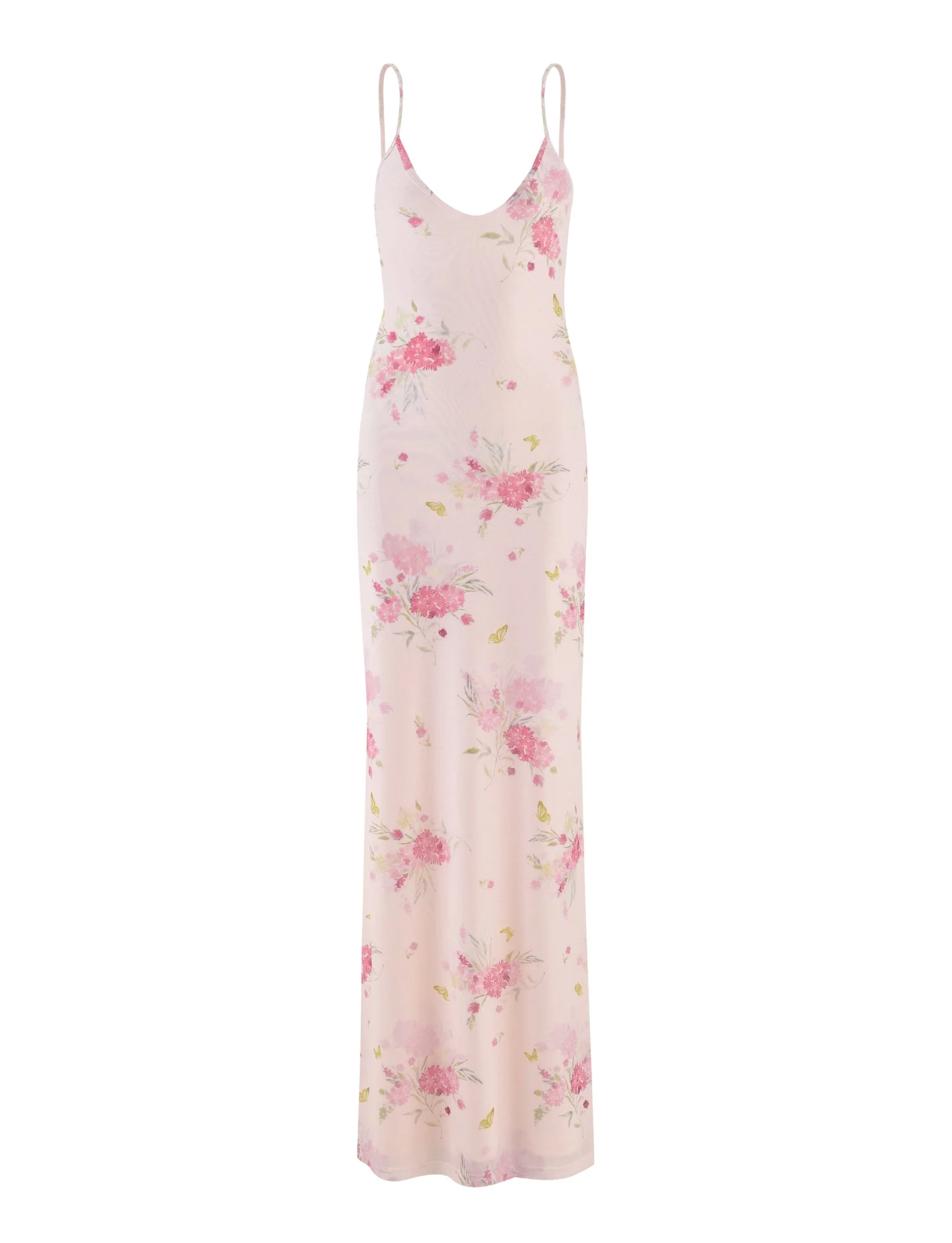 OSIRIS DRESS - PINK : FLORAL : WATER COLOUR FLORAL - Image 7
