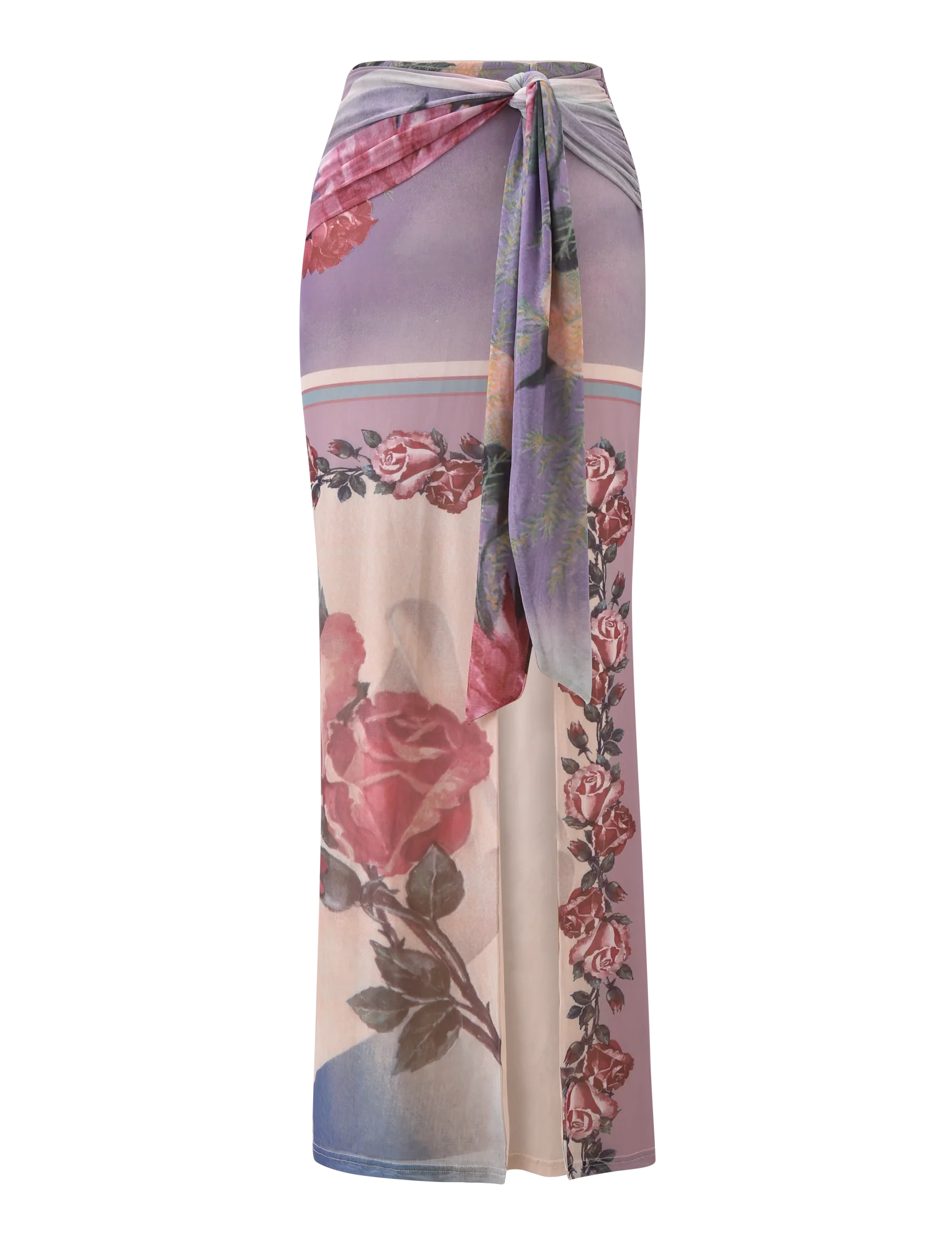 RAFFIE MAXI SKIRT - POSTCARD FLORAL - Image 6