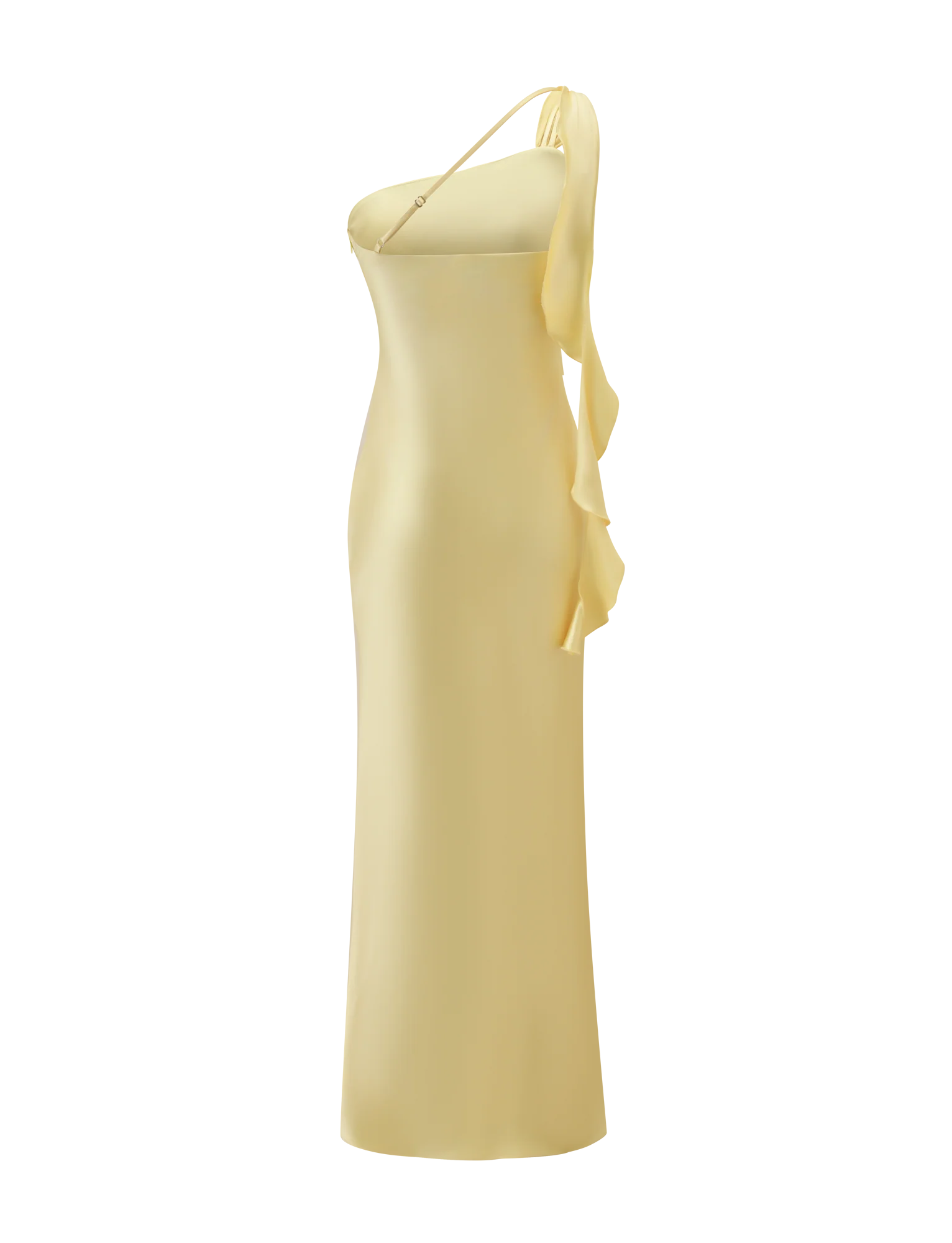 RAINEY MAXI DRESS - BUTTER YELLOW - Image 9
