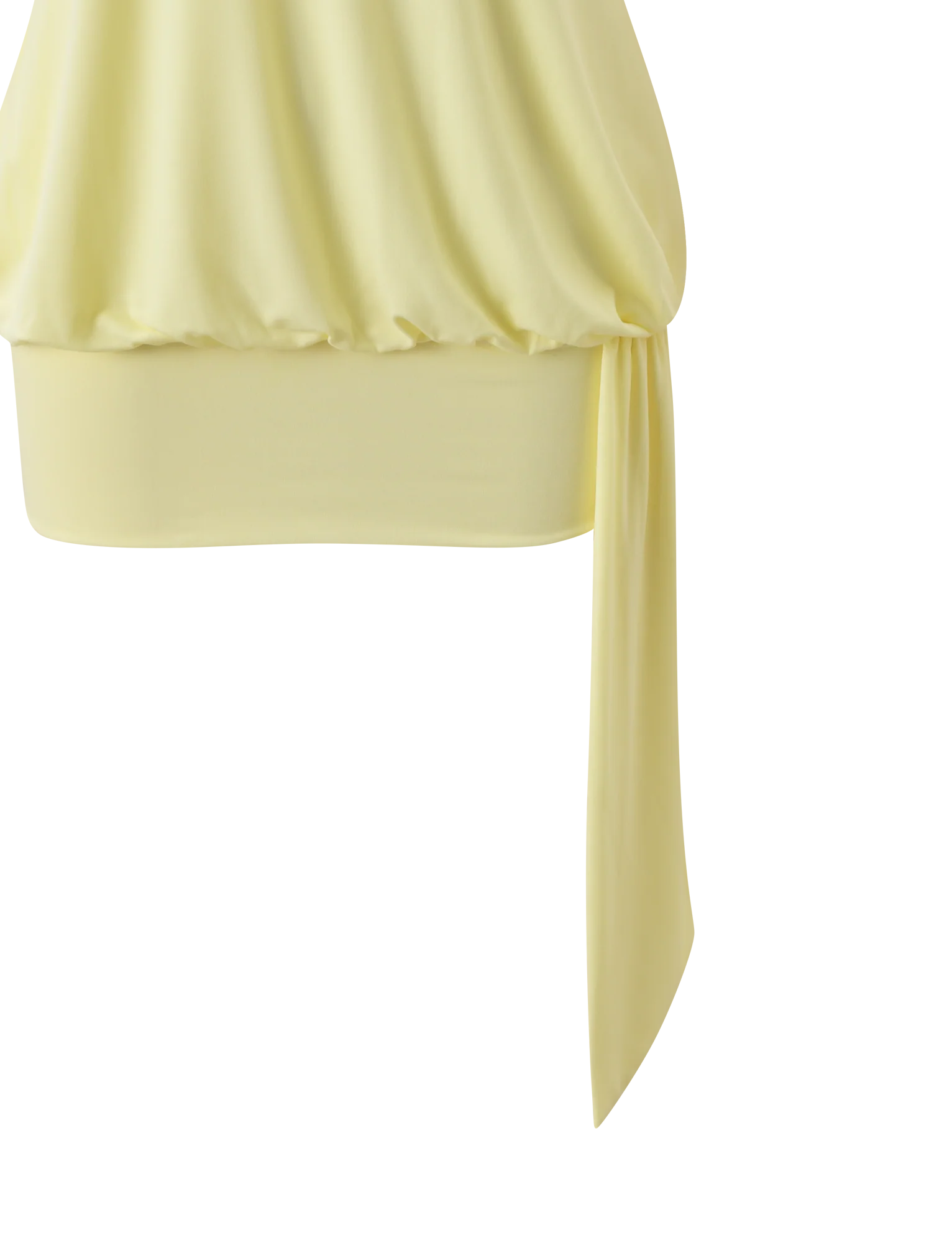 RAVENNA MINI DRESS - BUTTER YELLOW - Image 9