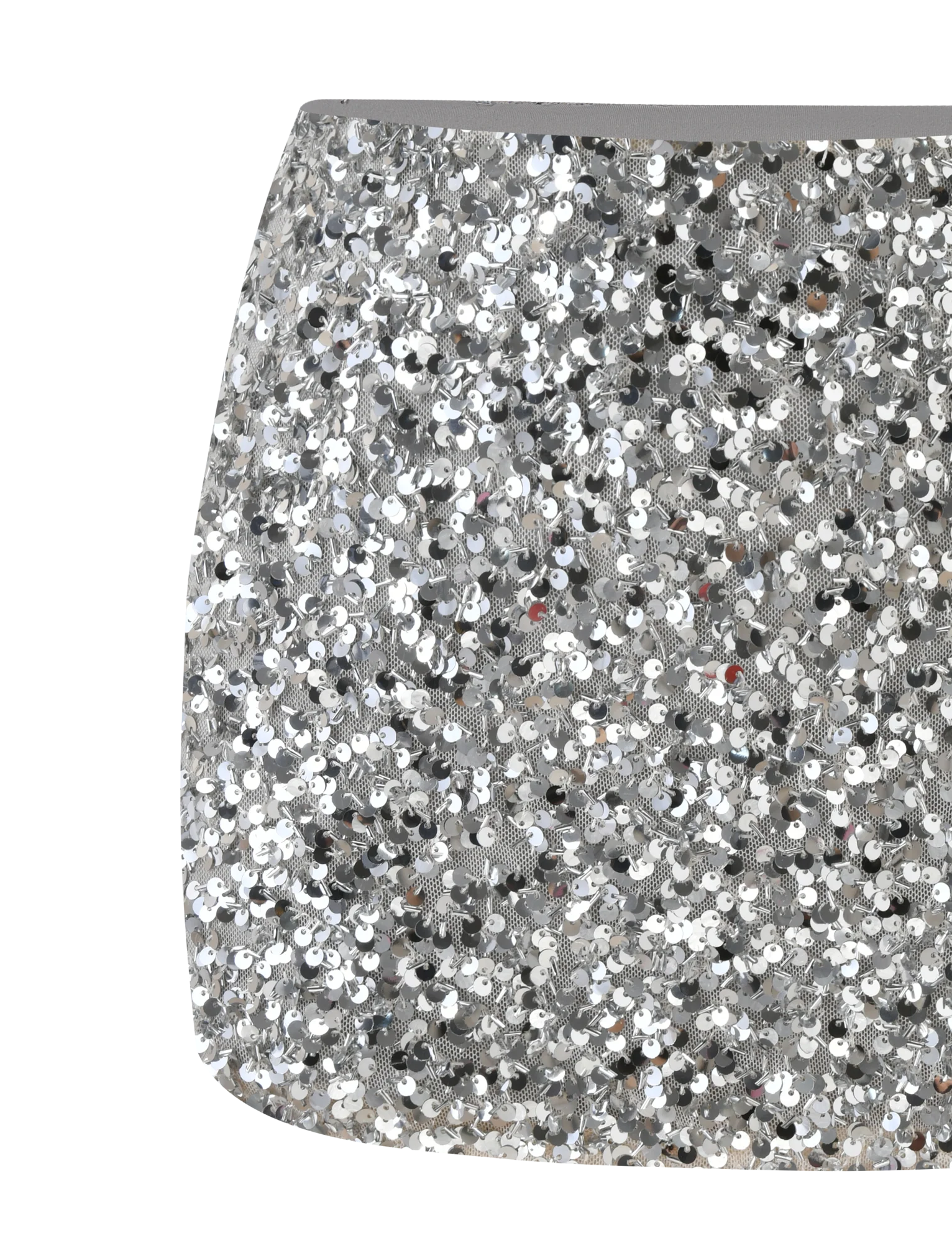 REILYNN MINI SKIRT - SILVER - Image 10