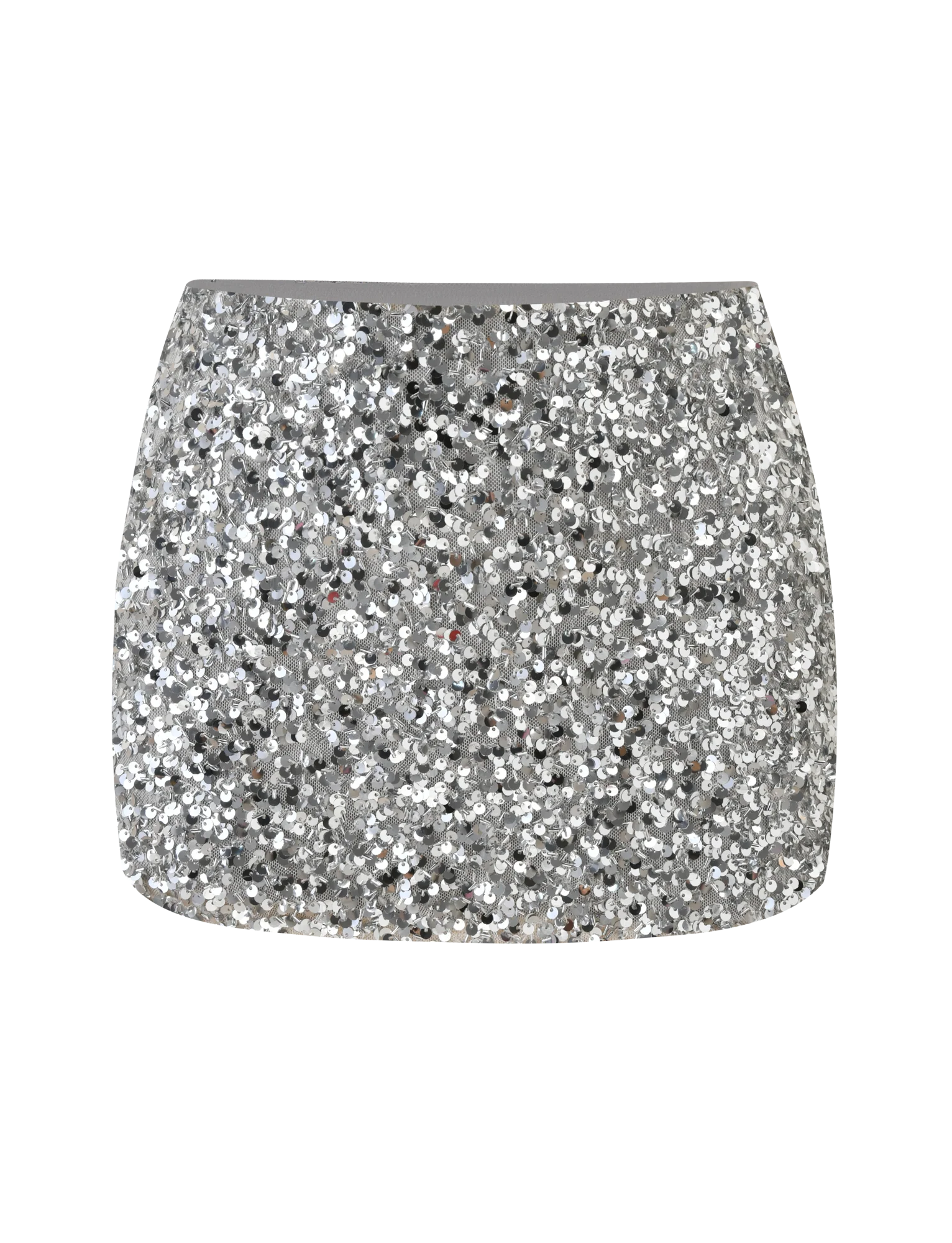 REILYNN MINI SKIRT - SILVER - Image 8