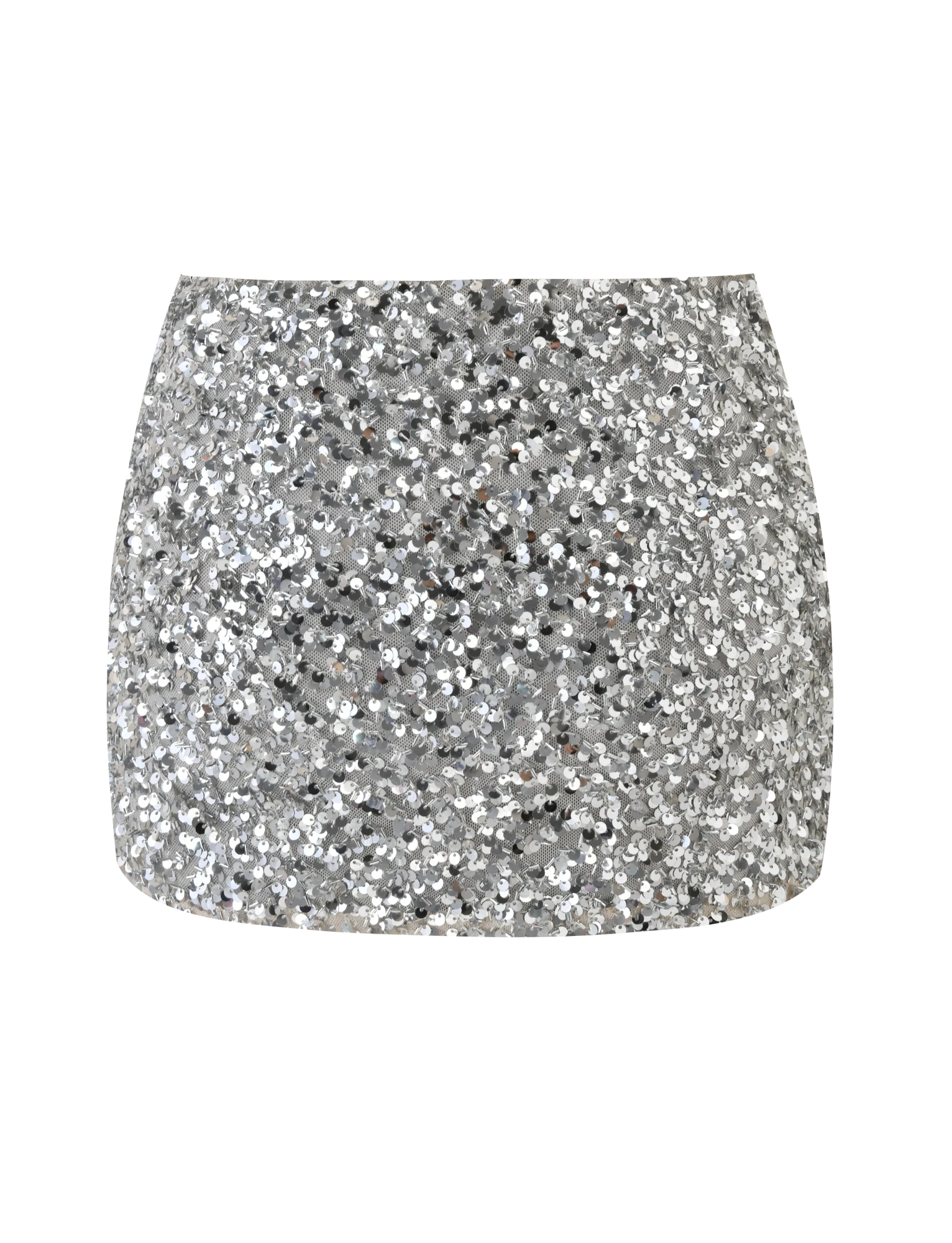 REILYNN MINI SKIRT - SILVER - Image 9