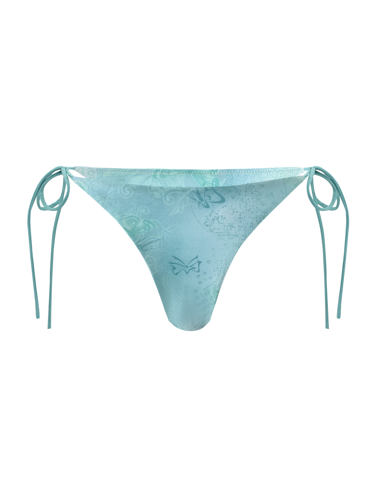 ROBYN BIKINI BOTTOM - BLUE BUTTERFLY PAISLEY - Image 8