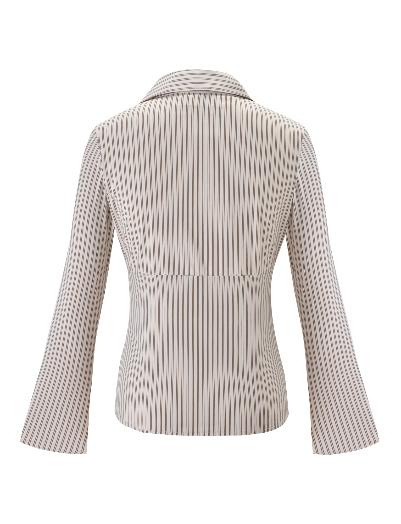 SABRINE SHIRT - BEIGE STRIPE - Image 9