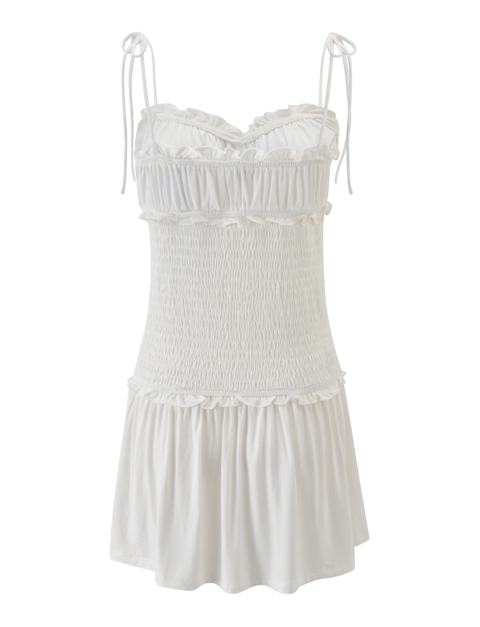 SAFIRA MINI DRESS - WHITE - Image 10