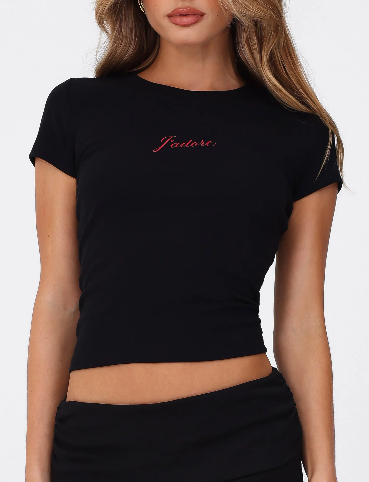SAPHIRA TEE - BLACK - Image 3