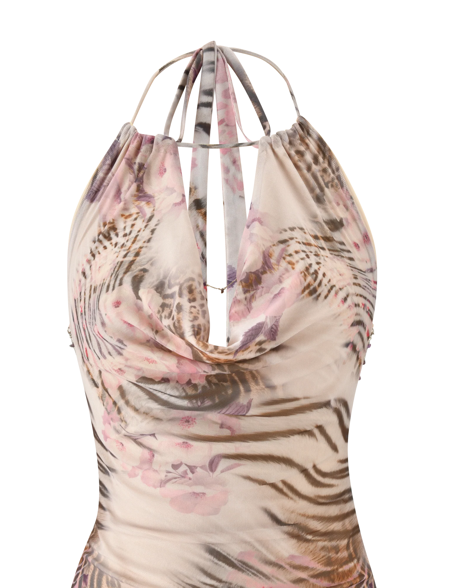 SHANE MINI DRESS - MOODY ANIMAL FLORAL - Image 9