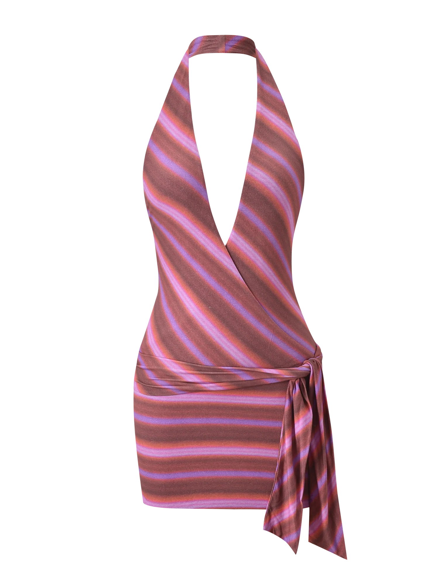 SORRENTO MINI DRESS - DUSK OMBRE STRIPE - Image 5