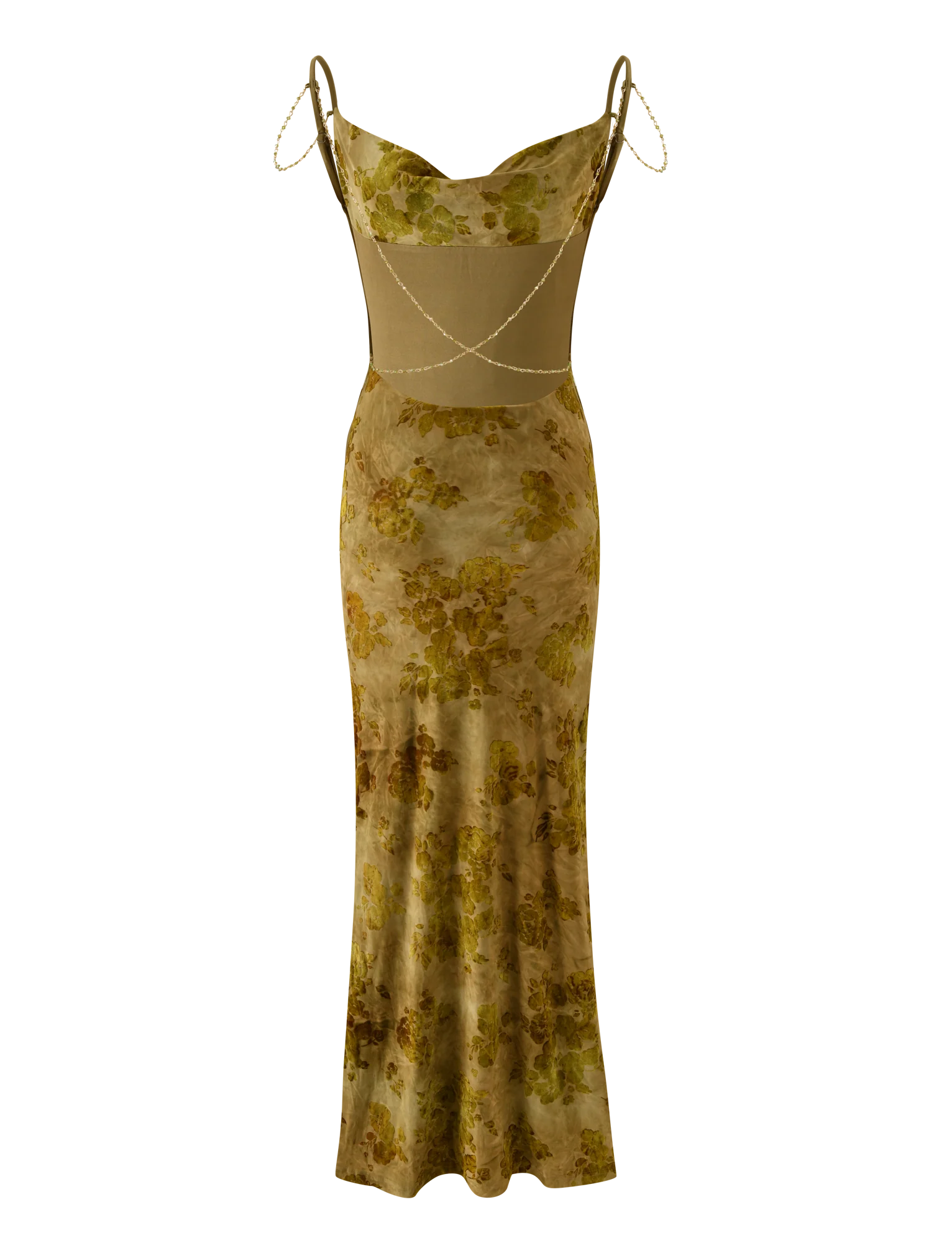 SPARROW MAXI DRESS - GREEN BURNOUT - Image 9