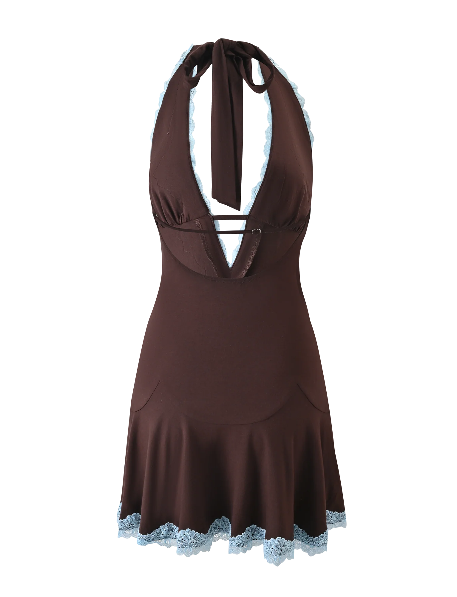 TALIYAH MINI DRESS - CHOCOLATE - Image 9