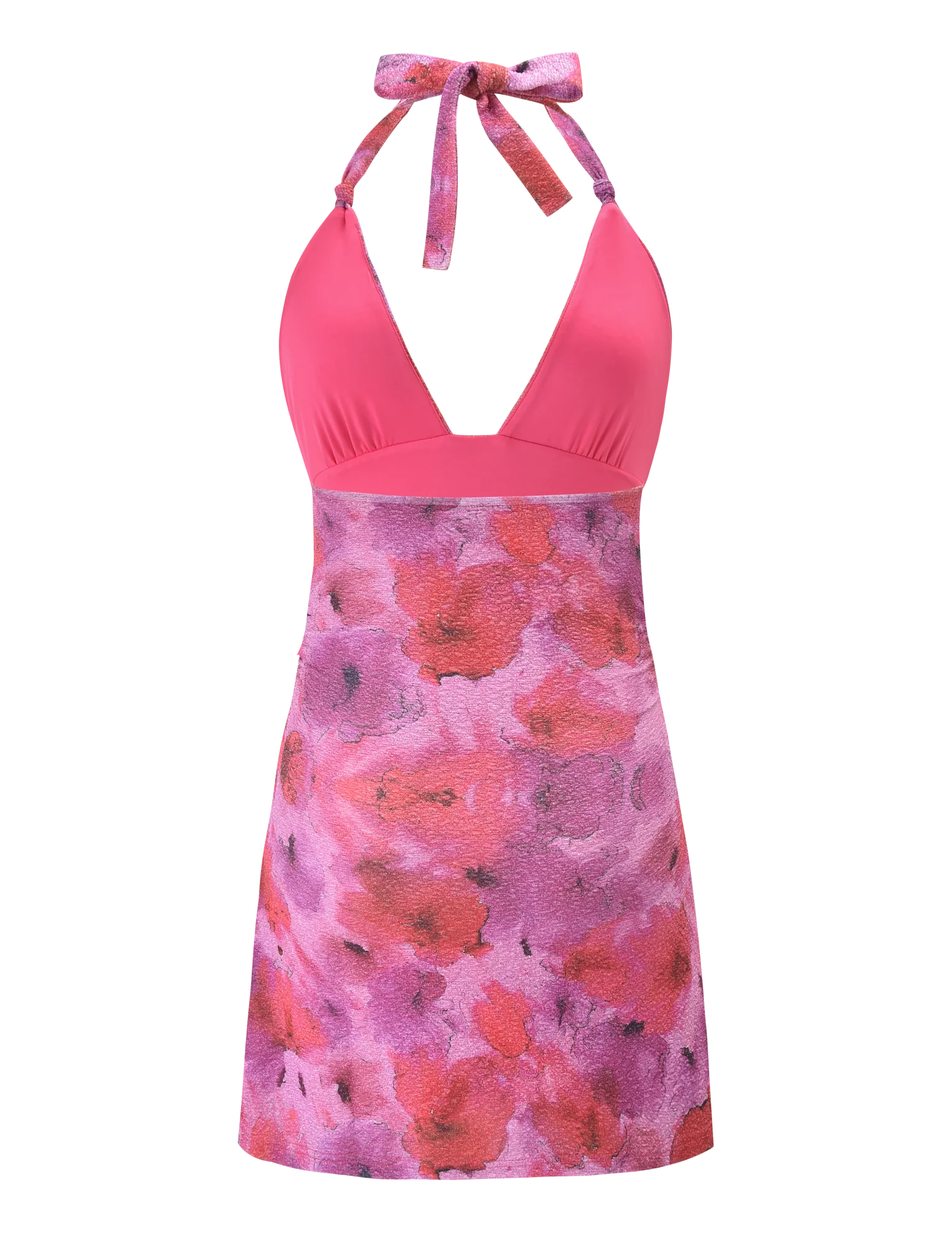 TALYN MINI DRESS - PINK SPARKLE FLORAL - Image 10
