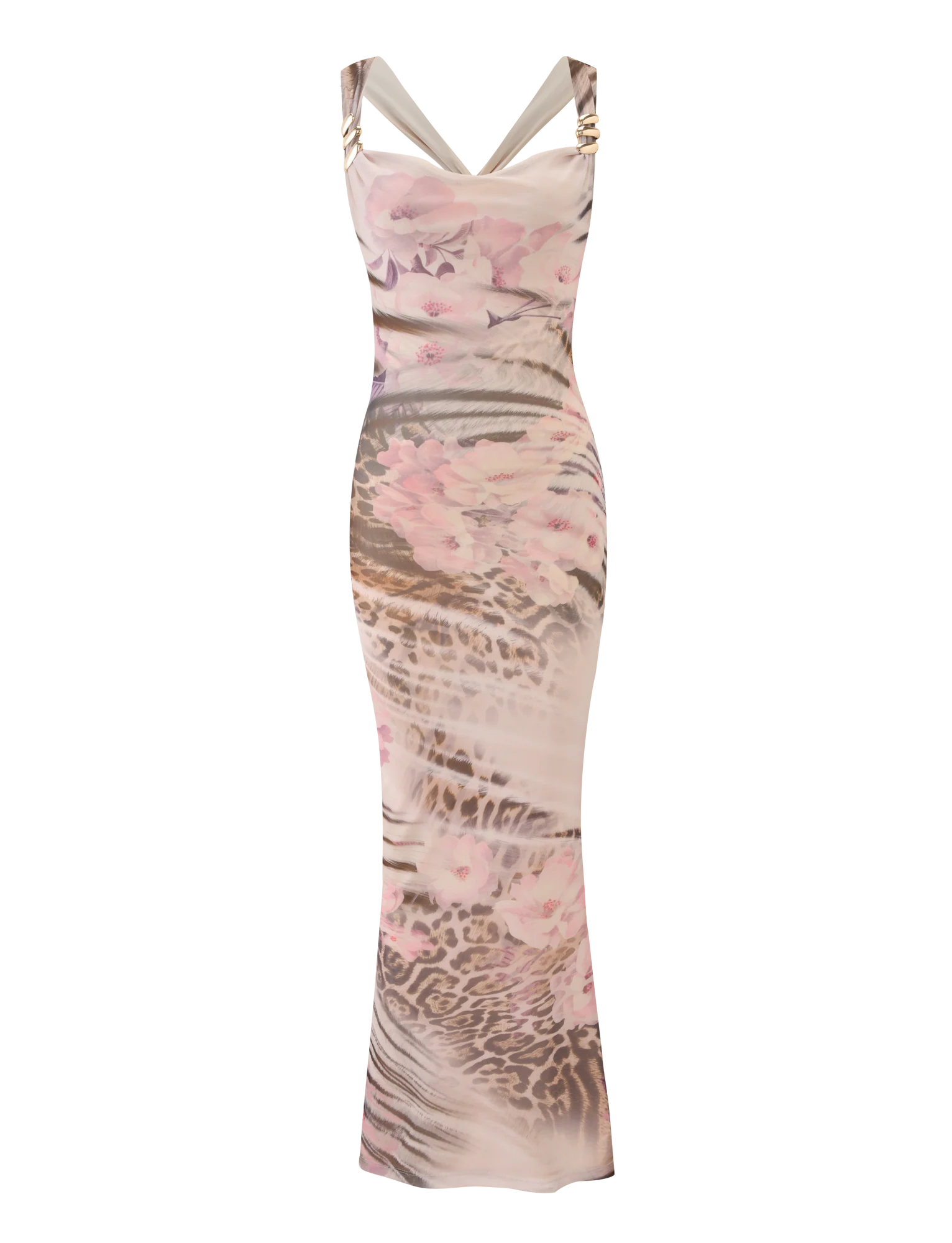 TAMARIN MAXI DRESS - MOODY ANIMAL FLORAL - Image 7