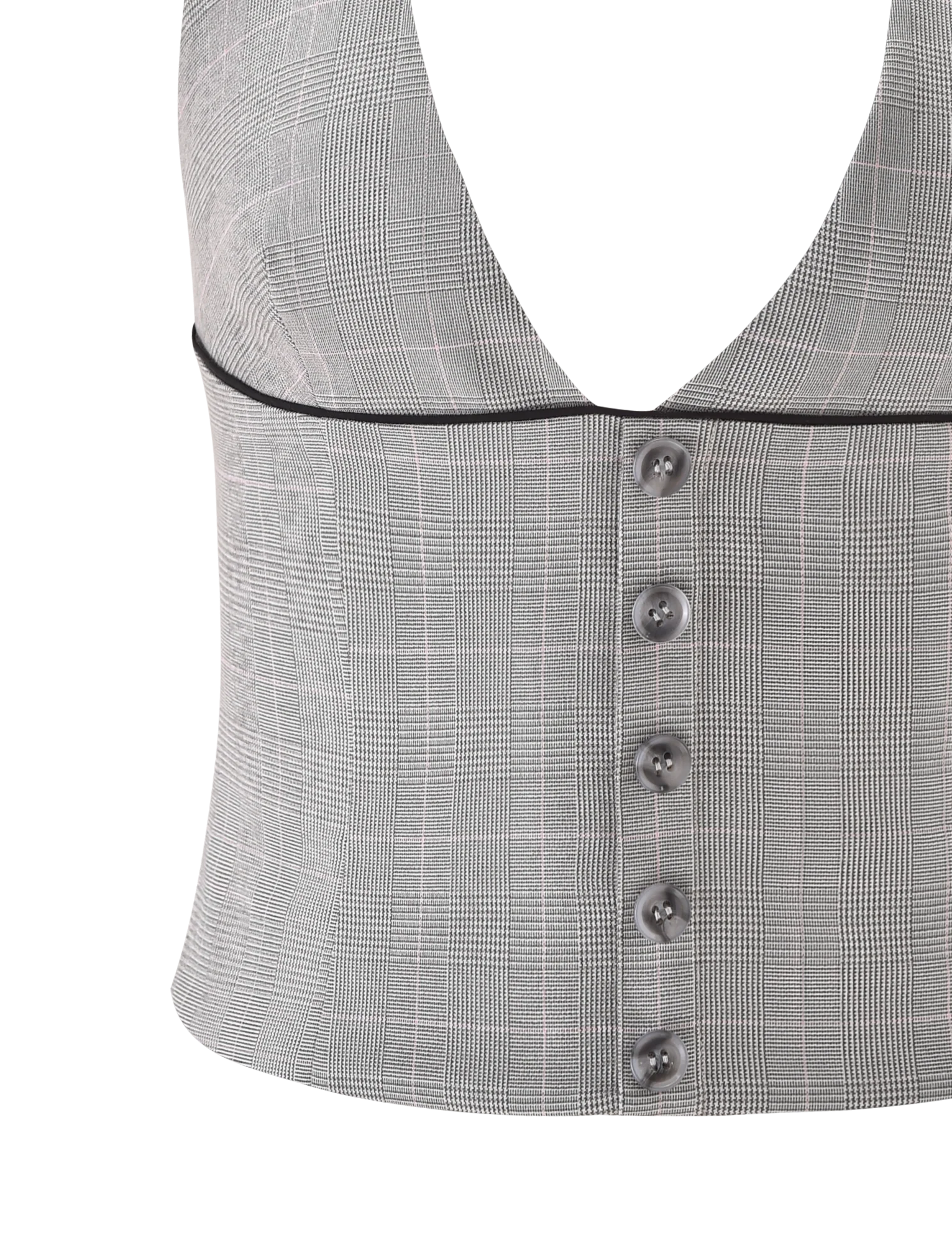 TERESIA TOP - GREY CHECK - Image 9