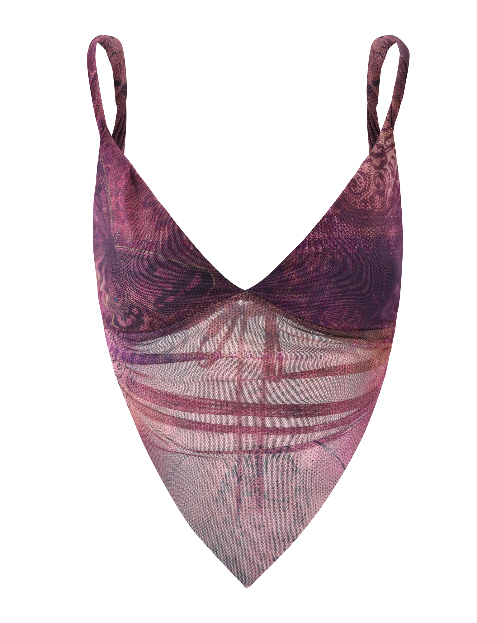 THEO TOP - PLUM BUTTERFLY PAISLEY - Image 7