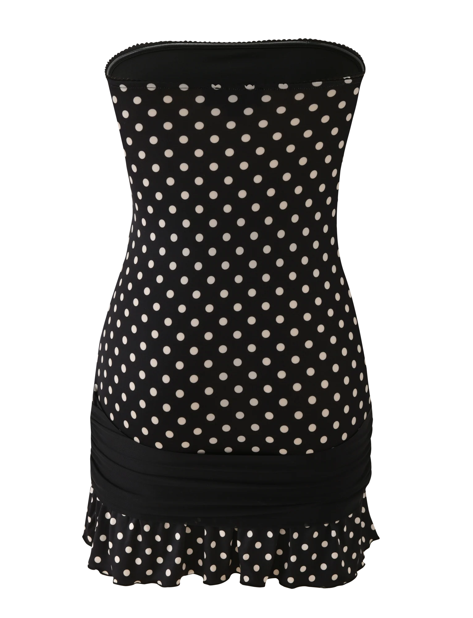 TOVE MINI DRESS - BLACK POLKA DOT - Image 7