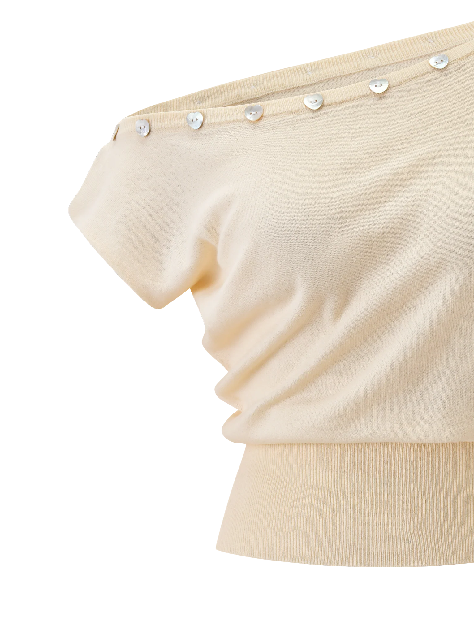 TYLA SLEEVELESS KNIT TOP - CREAM - Image 9