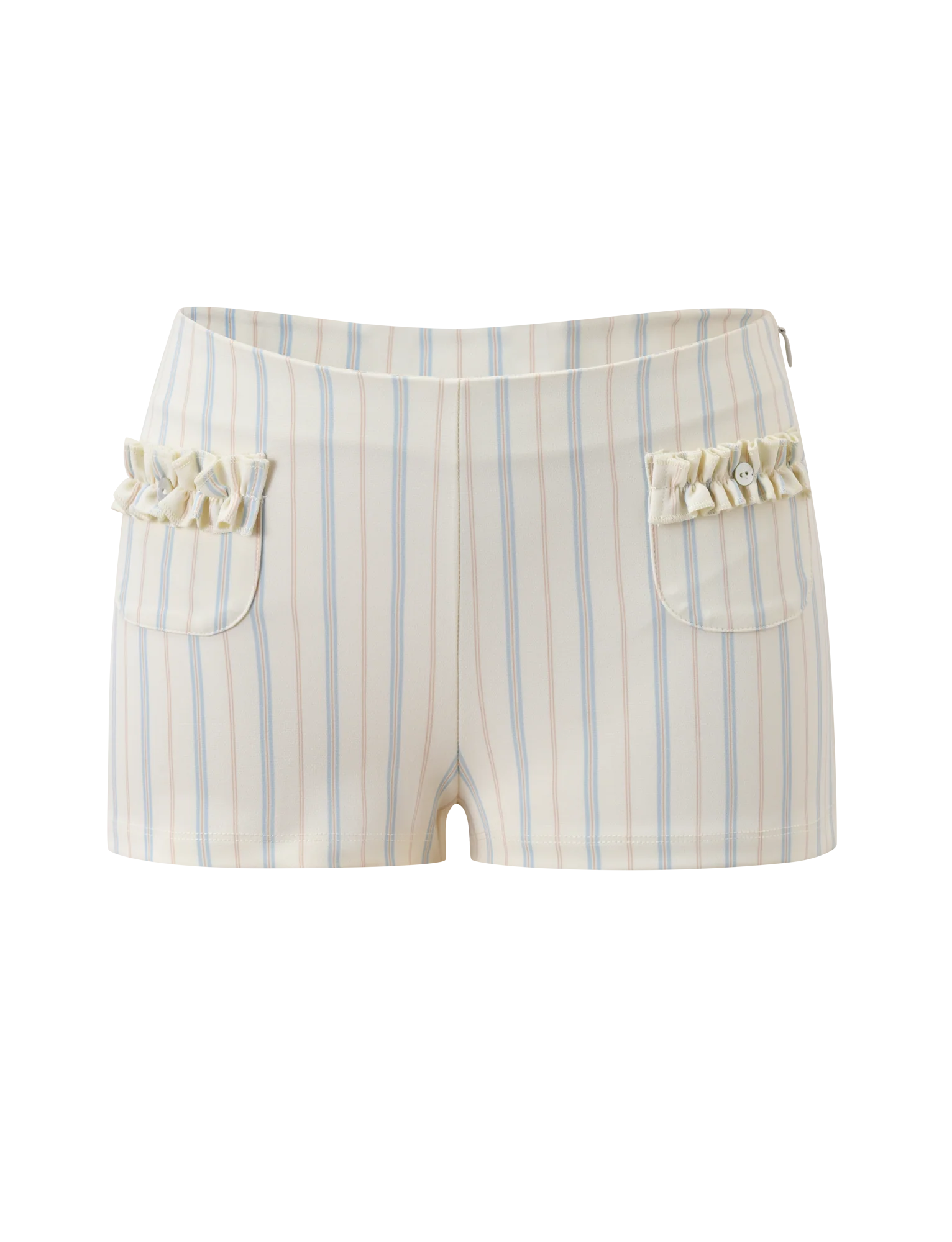 VALERIE RUFFLE HOT SHORT - STRIPE - Image 7