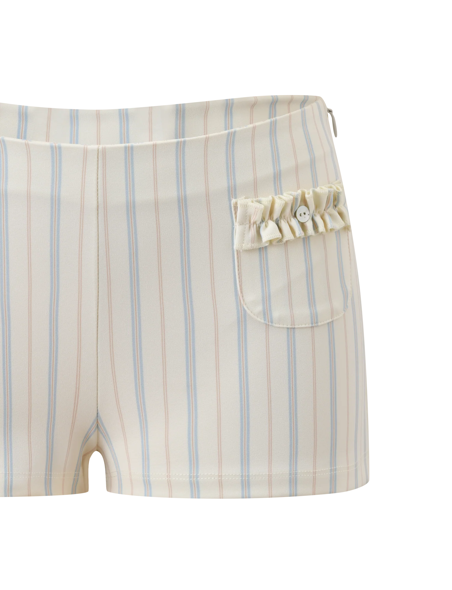 VALERIE RUFFLE HOT SHORT - STRIPE - Image 9
