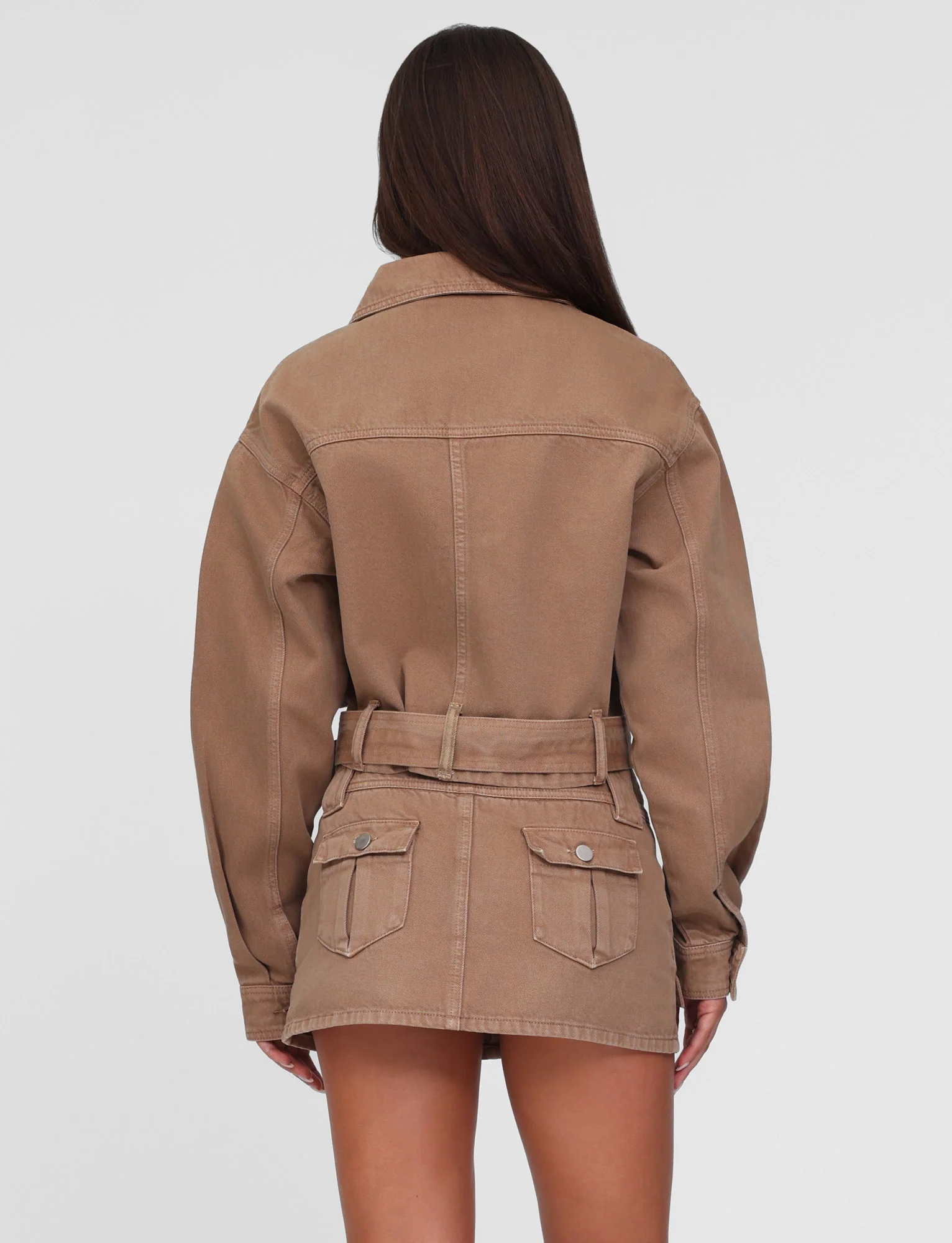 ZELIE JACKET - NEUTRAL : SANDBLAST : WASHED TAN - Image 3